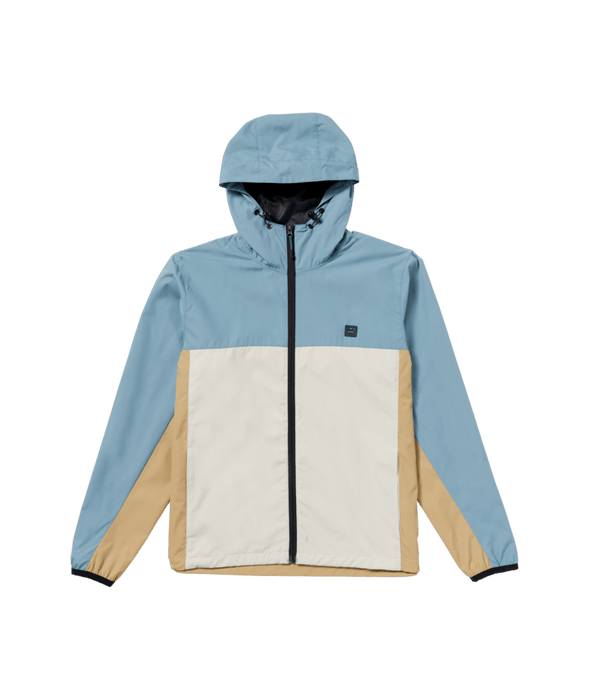 Billabong Transport Windbreaker Jacket-Glacier Blue