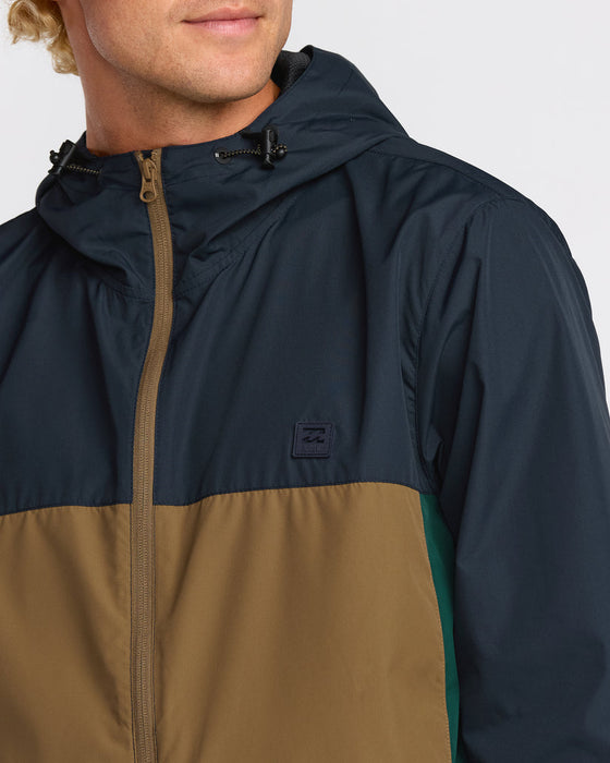 Billabong Transport Windbreaker Jacket-Navy