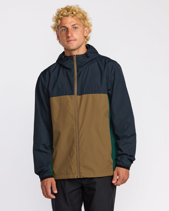 Billabong Transport Windbreaker Jacket-Navy