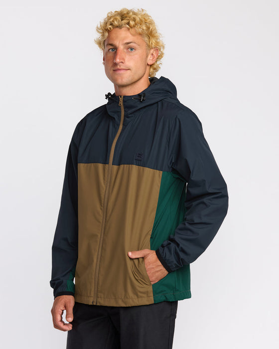 Billabong Transport Windbreaker Jacket-Navy