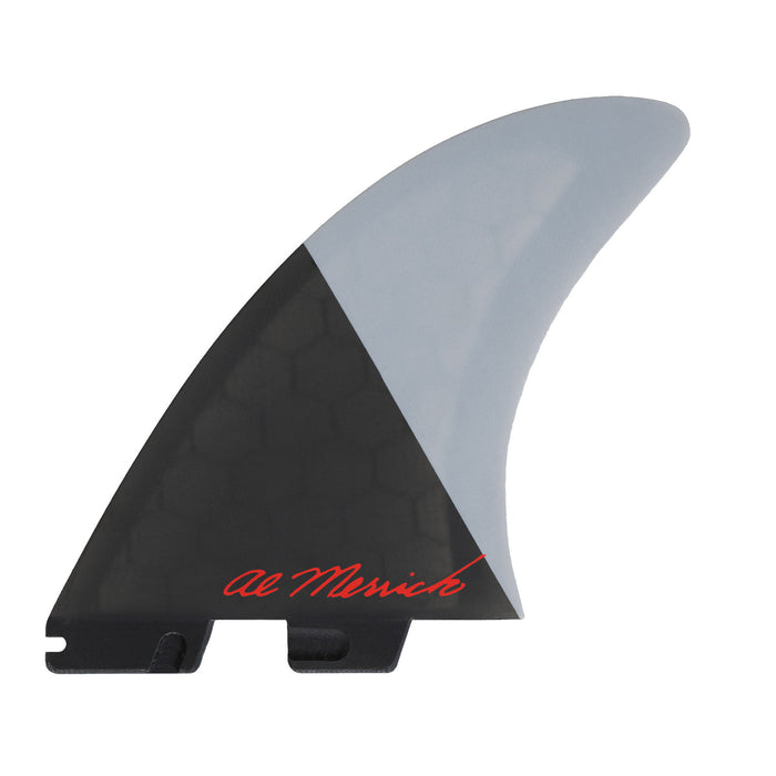 FCS II AM PC 2+1 Fin Set-Grey/Charcoal