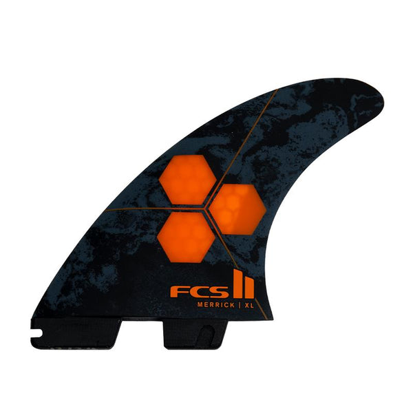 FCS II AM PC Tri Fin Set-Orange-X-Large — REAL Watersports