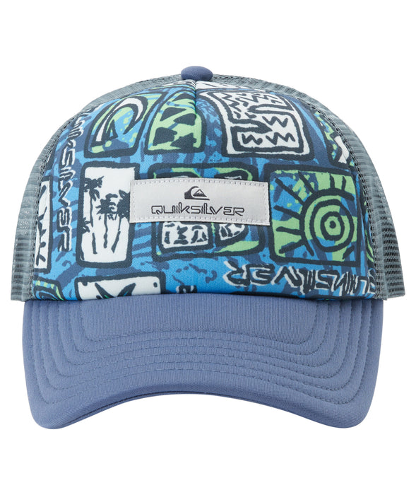 Quiksilver Magpie Coop Boy Hat-River Blue