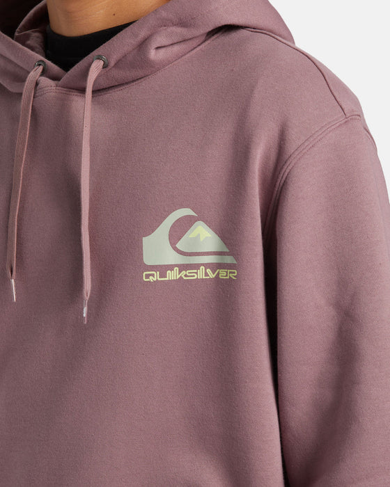 Quiksilver Omni Logo Hooded Sweatshirt-Grape Shake