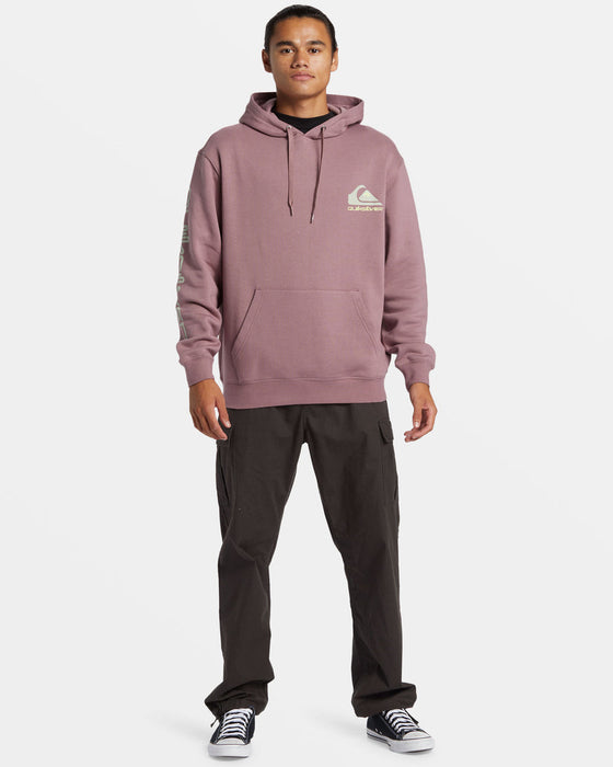 Quiksilver Omni Logo Hooded Sweatshirt-Grape Shake