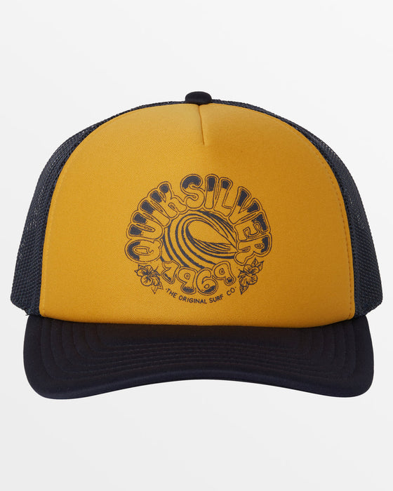 Quiksilver Foam Staller Hat-Mustard