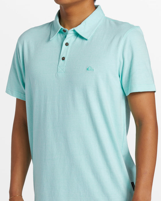 Quiksilver Sunset Cruise Polo Shirt-Beveled Glass