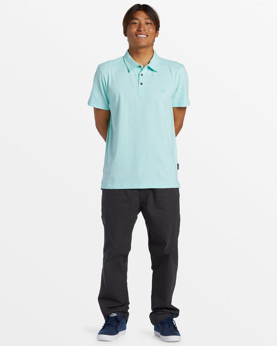 Quiksilver Sunset Cruise Polo Shirt Beveled Glass REAL Watersports