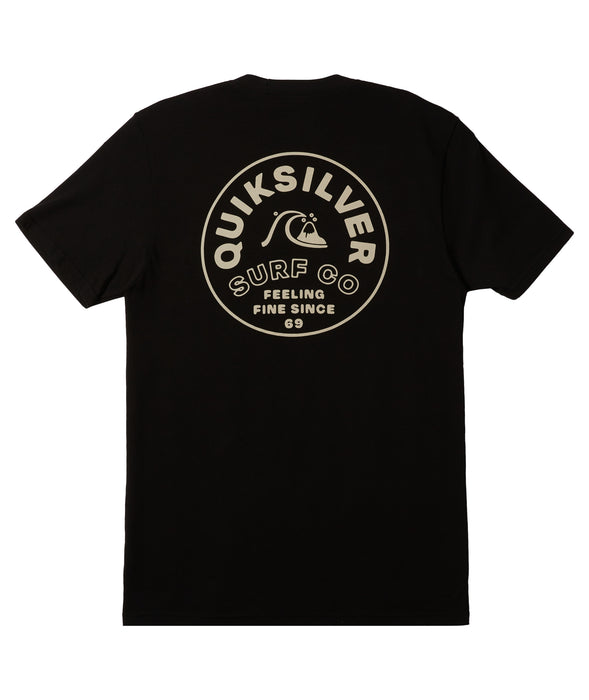 Quiksilver Timeless Spin Tee-Black