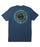 Quiksilver Circles End Tee-Bering Sea