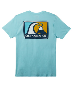 Quiksilver Mellow Bubble Tee-Angel Blue Heather