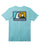 Quiksilver Mellow Bubble Tee-Angel Blue Heather