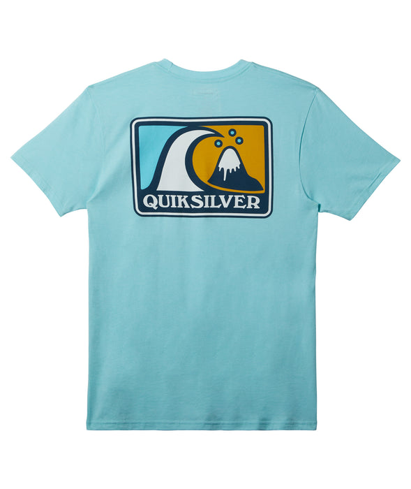 Quiksilver Mellow Bubble Tee-Angel Blue Heather