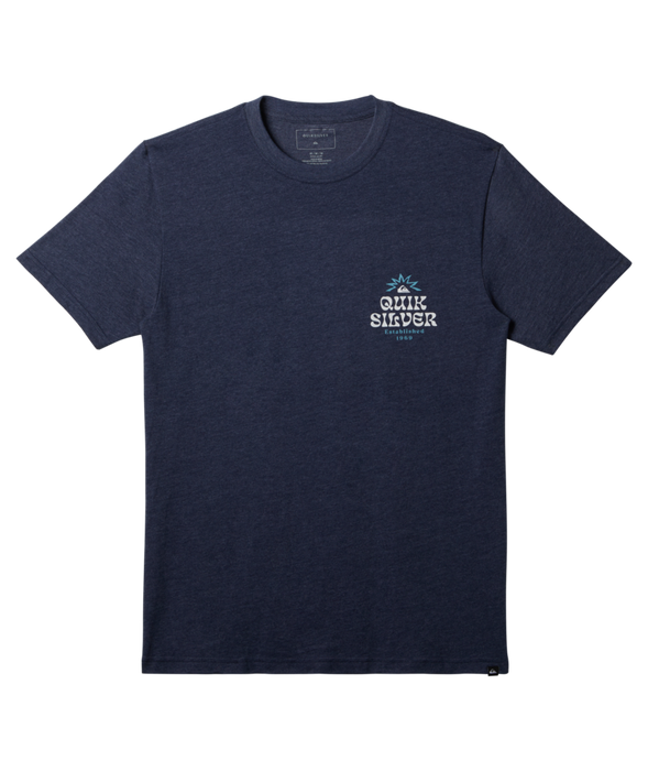 Quiksilver Framed Tee-Navy Blazer Heather