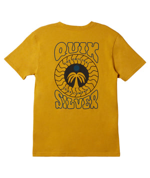 Quiksilver Stamped Tee-Nugget Gold Heather