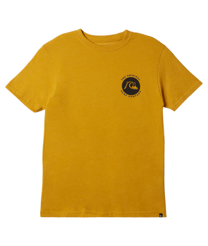 Quiksilver Stamped Tee-Nugget Gold Heather— Alternate View