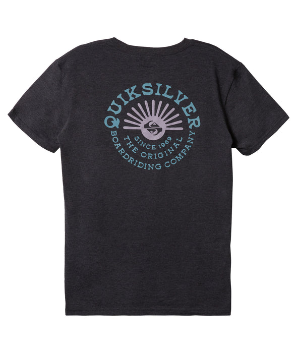 Quiksilver Flow Tee-Medium Grey Heather