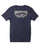 Quiksilver Quik Lockup Tee-Navy Blazer Heather