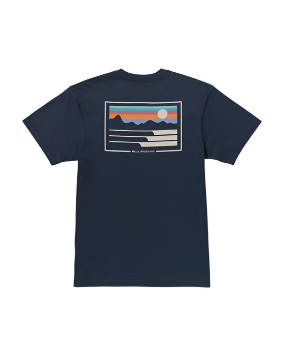 Quiksilver Land And Sea Tee-Dark Navy