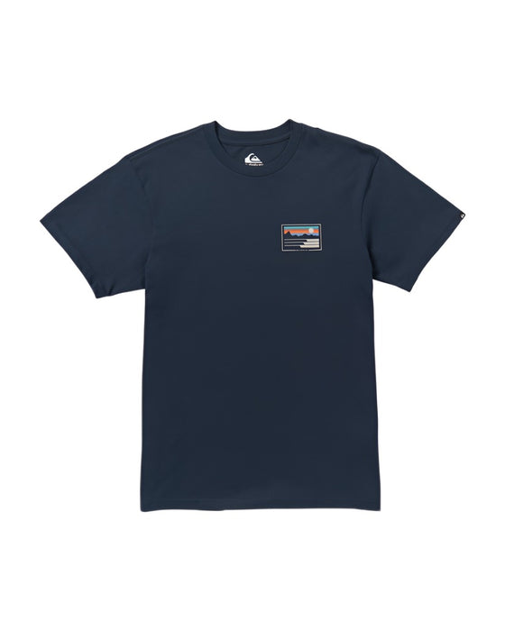 Quiksilver Land And Sea Tee-Dark Navy