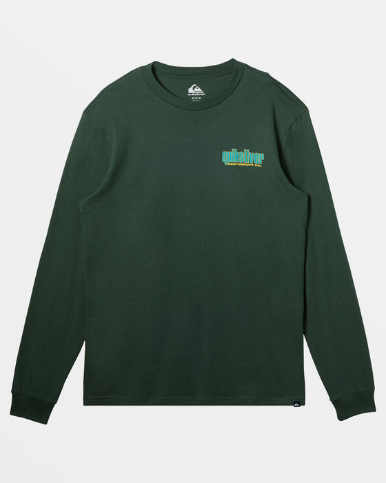 Quiksilver Three Tree L/S Tee-Forest