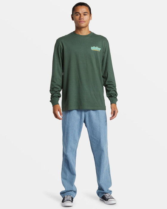 Quiksilver Three Tree L/S Tee-Forest