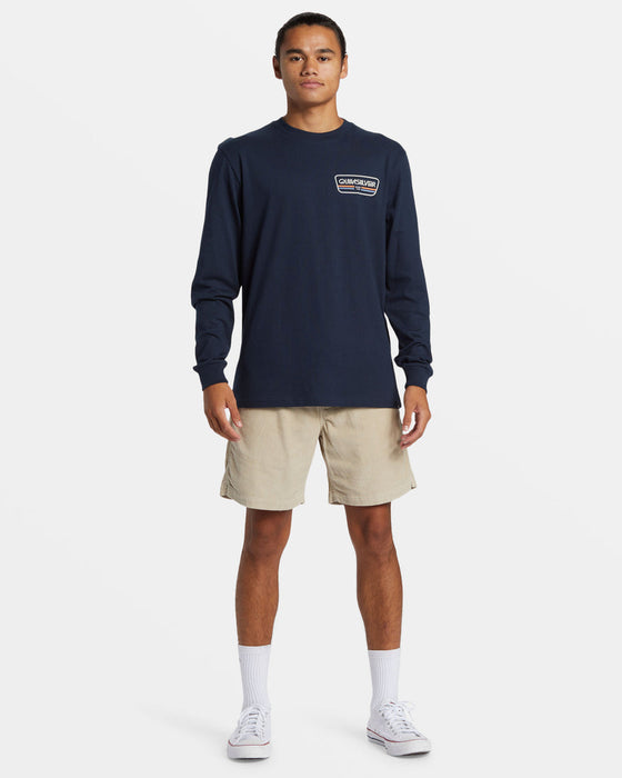 Quiksilver Range Life L/S Tee-Navy
