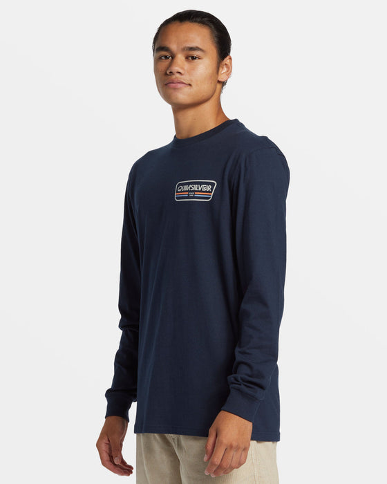 Quiksilver Range Life L/S Tee-Navy