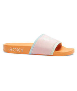 Roxy RG Slippy Neo Sandal-White/Orange/Pink— Alternate View