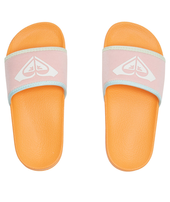 Roxy RG Slippy Neo Sandal-White/Orange/Pink