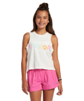Roxy Lei Line Tank-Snow White
