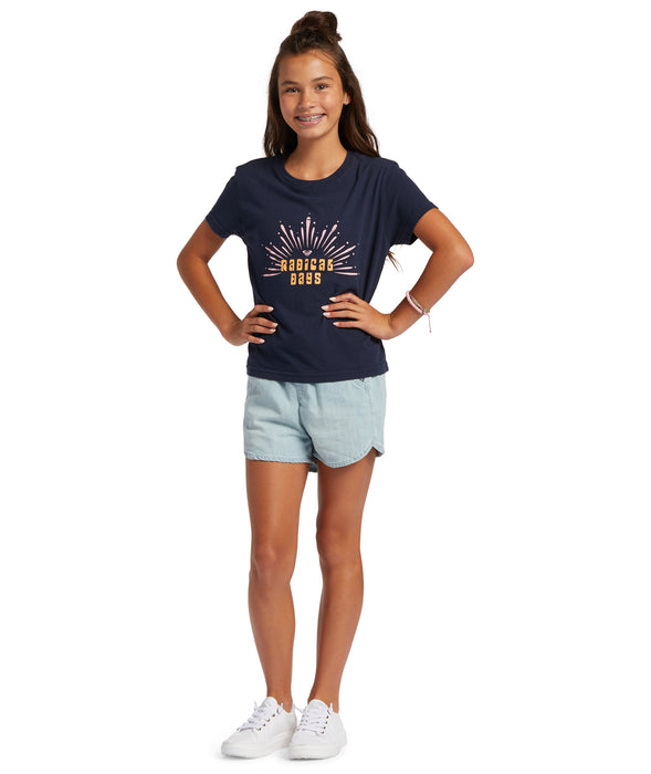 Roxy Radical Days Tee-Mood Indigo