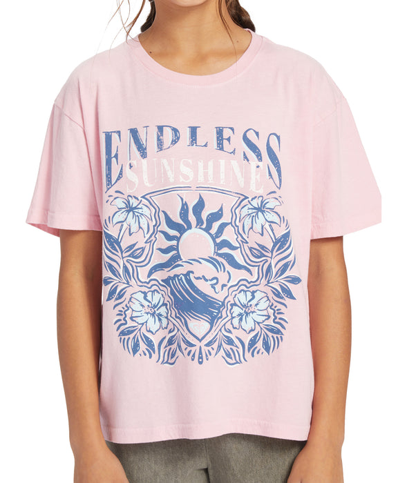 Roxy Endless Sunshine Tee-Candy Pink