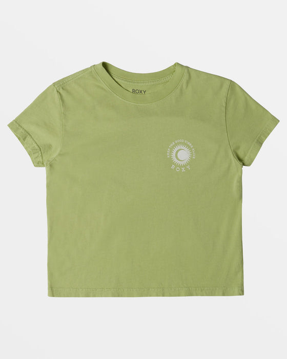 Roxy Girls Solstice Tee-Margarita