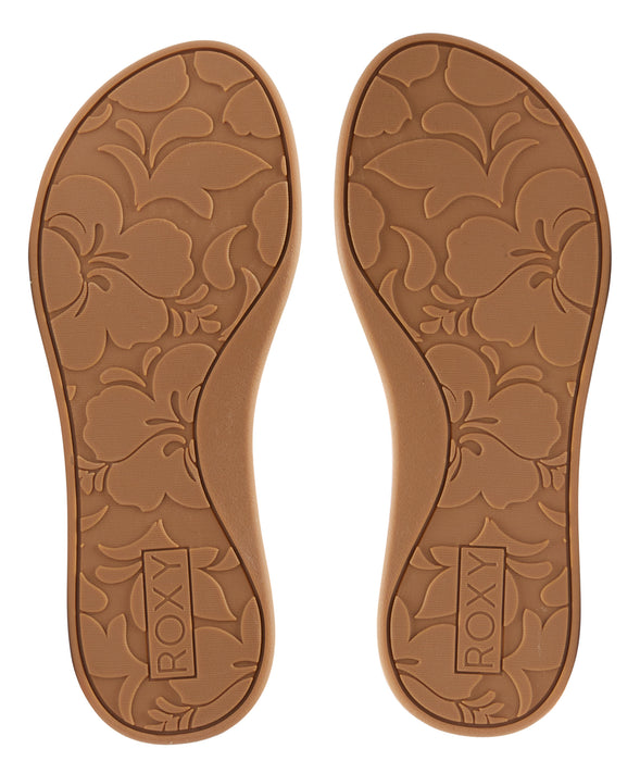 Roxy Colbee Hi Sandal-White/Orange/Pink