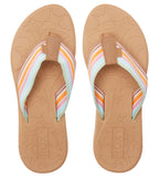 Roxy Colbee Hi Sandal-White/Orange/Pink