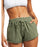 Roxy Scenic Route Shorts-Deep Lichen Green