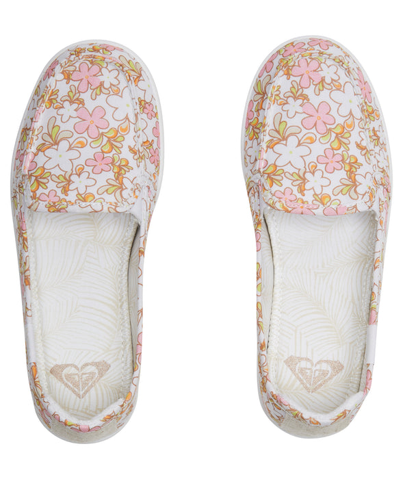 Roxy Women's Minnow Plus Slip-On Sneaker – Memory Foam Insole, Elastic Gore, Platform Sole