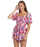 Roxy Barefoot Babe Romper-Shocking Pink Bloomin Babe