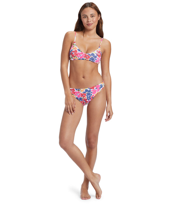 Roxy PT Beach Classics Hipster Bottom-Shocking Pink Bloomin Babe