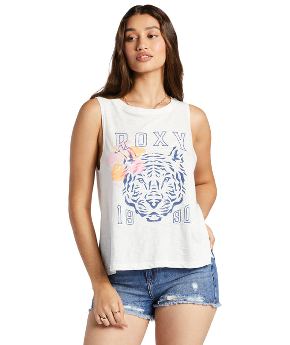 Roxy Meower Power Tee-Snow White
