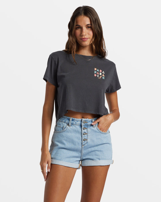 Roxy Para Paradise Tee-Phantom