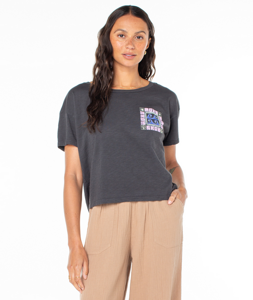 Roxy Wave Block Tee-Phantom — REAL Watersports