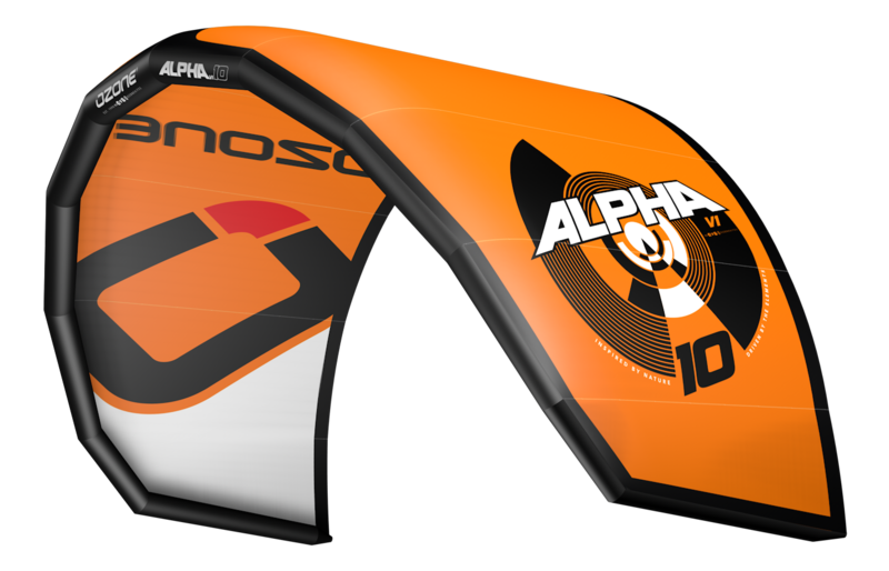 Ozone Alpha V1 Kite-Orange-12m
