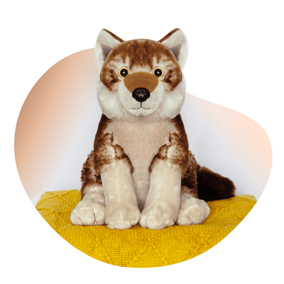 Fahlo The Scout Plush-Red Wolf