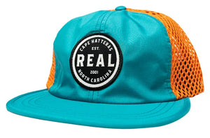 REAL Coaches Hat-Teal/Orange