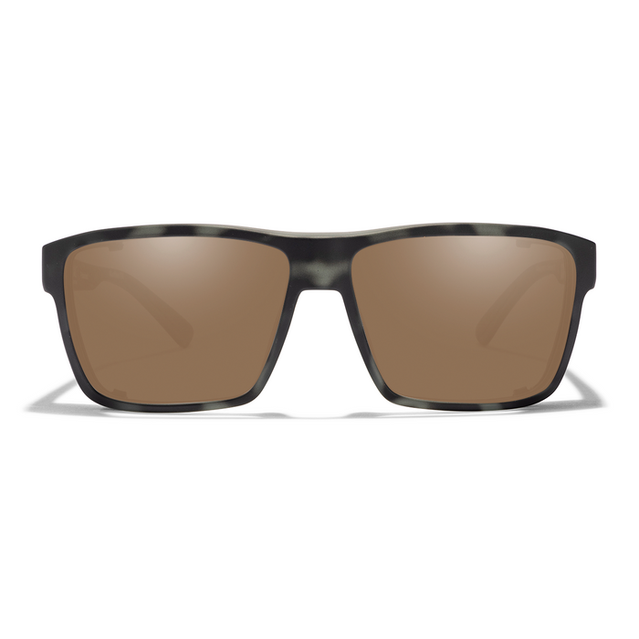 Cordina Lowlander Sunglasses-Matte Black Tort/Bronze Mirror Polar