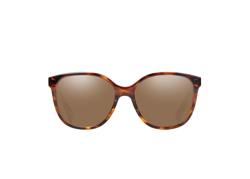 Cordina Shoreline Sunglasses-Shiny Tort/Bronze Mirror Polar