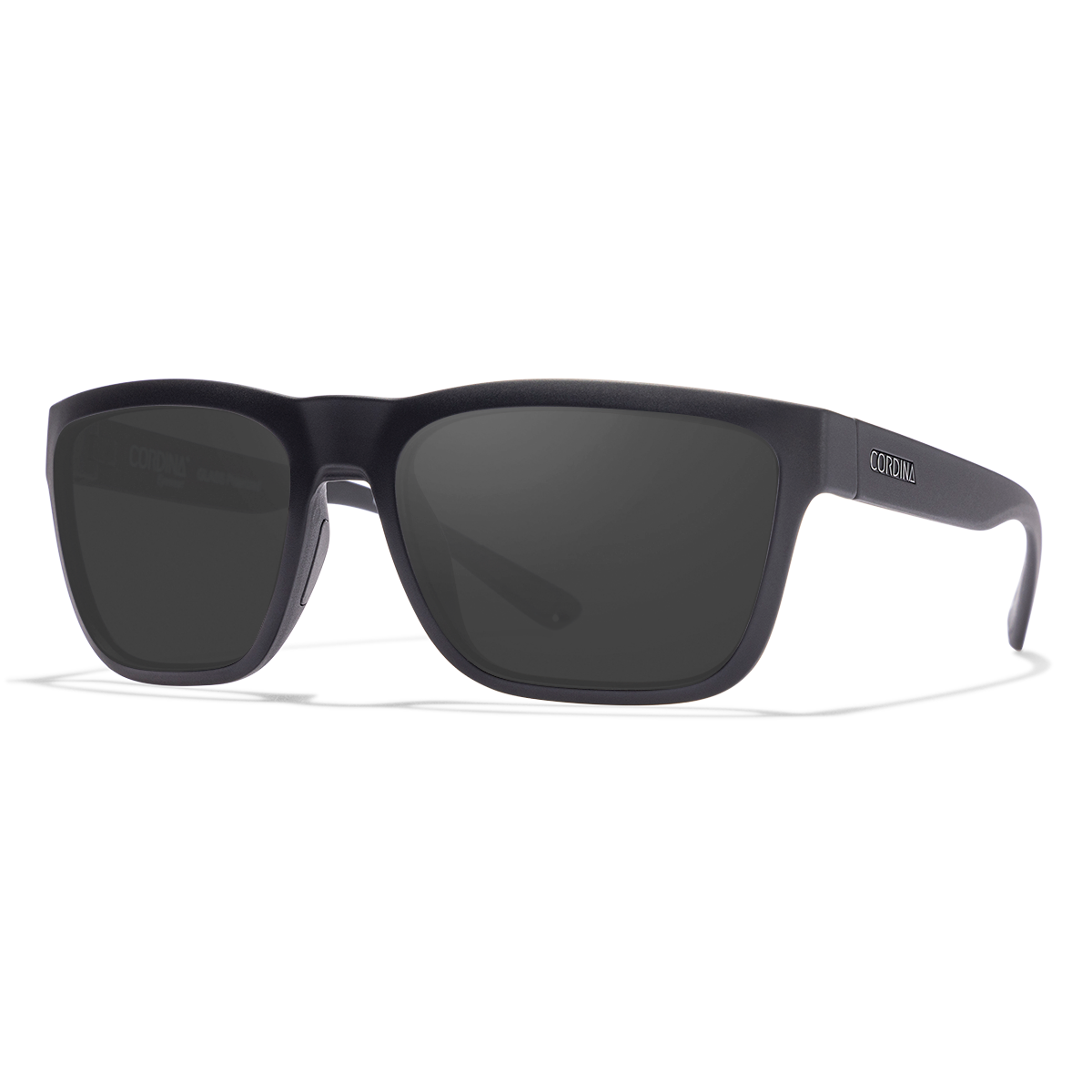 Cordina Drifter Sunglasses-Matte Black/Grey Polar