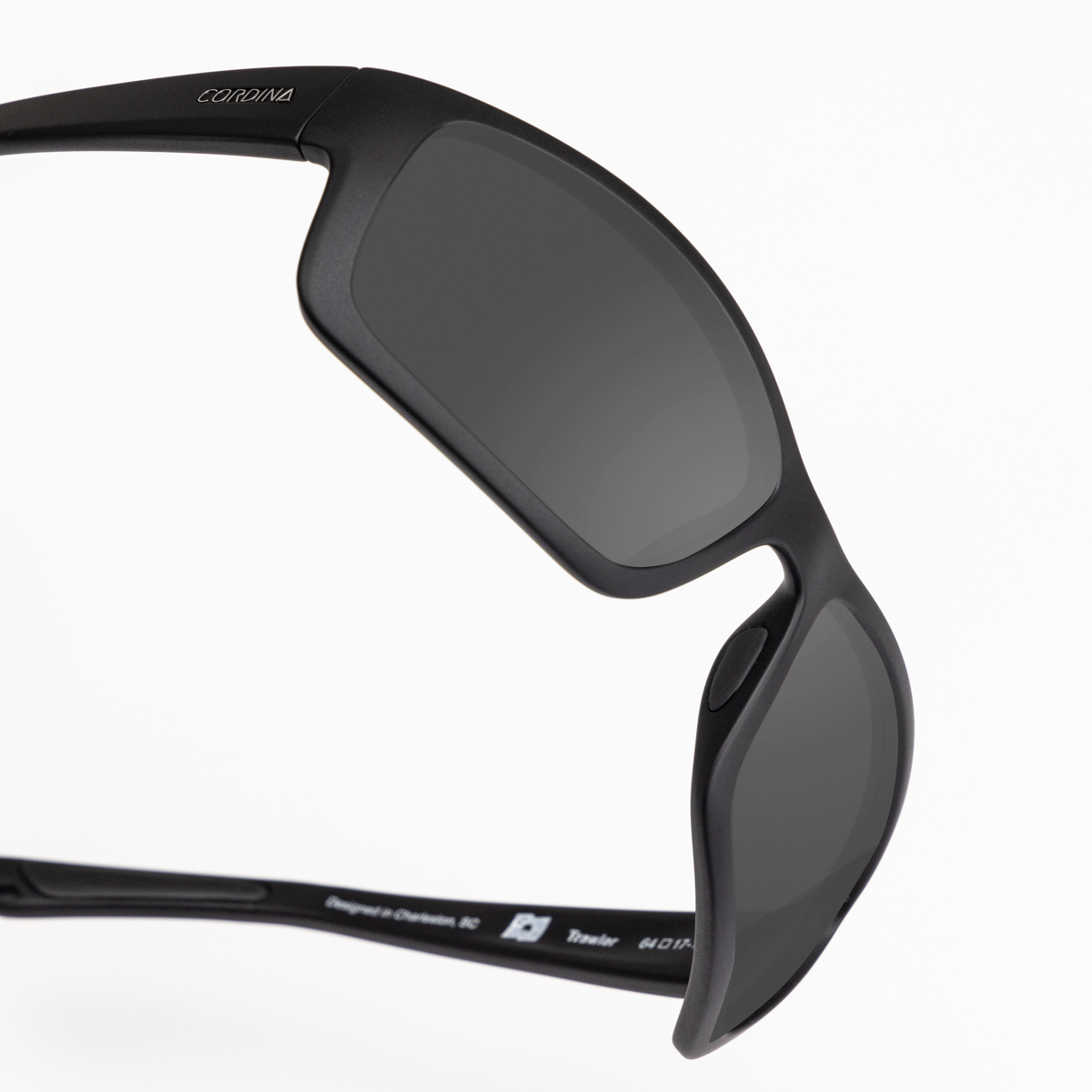 Cordina Trawler Sunglasses-Matte Black/Grey Polarized